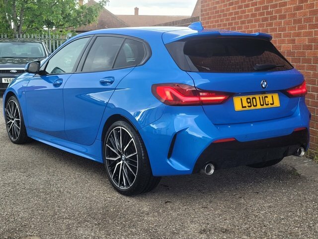 BMW 1 Series 118D M Sport Hatchback L90UCJ Blue #3