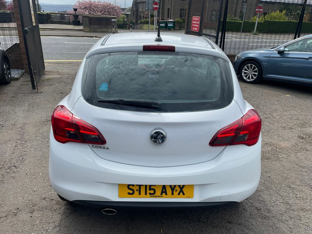 Vauxhall Corsa Corsa Hatchback ST15AYX White #5