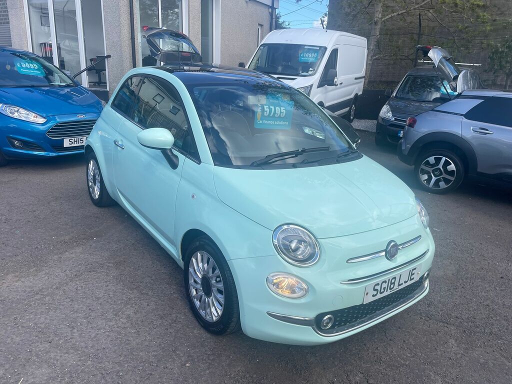 Fiat 500 500 Hatchback Green
