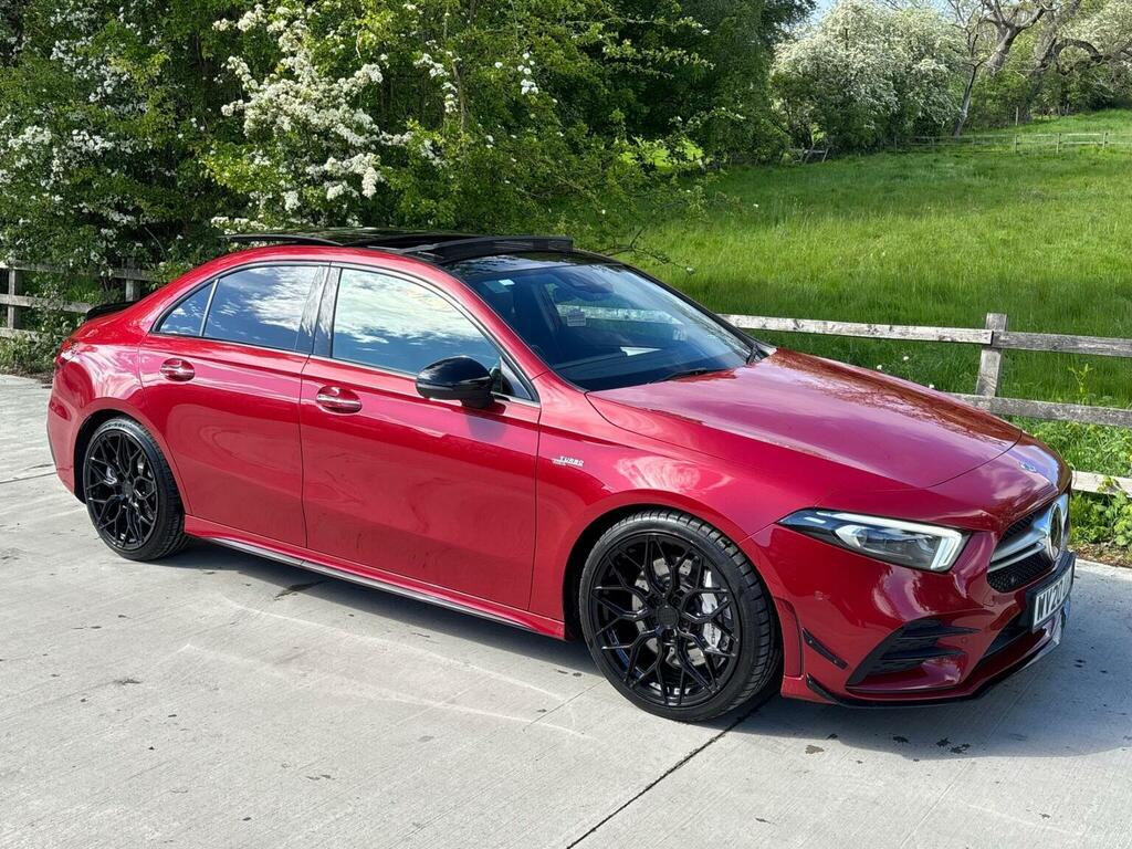 Mercedes-Benz A Class Saloon 2.0 A35 Amg Premium Plus Spds Dct 4Matic WV20UHU Red #6