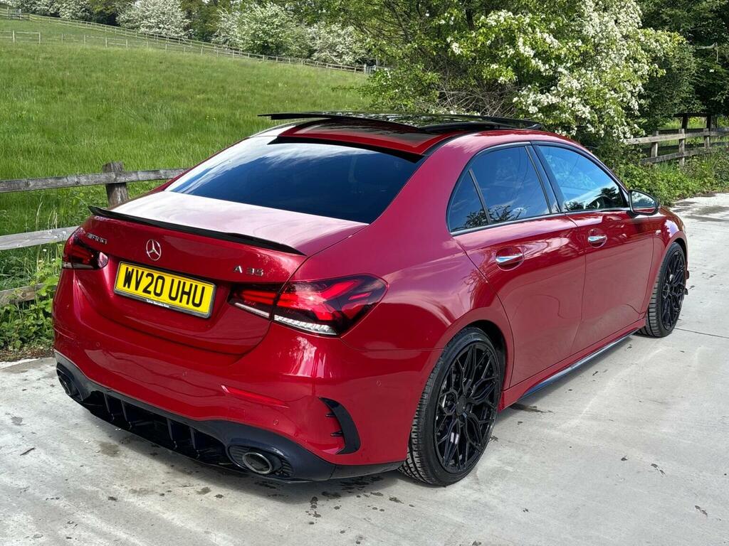 Mercedes-Benz A Class Saloon 2.0 A35 Amg Premium Plus Spds Dct 4Matic WV20UHU Red