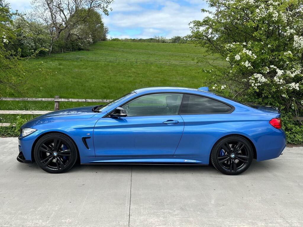 BMW 4 Series Gran Coupe Coupe 2.0 420D M Sport Euro 6 Ss 2016 MK66ZNB Blue #6
