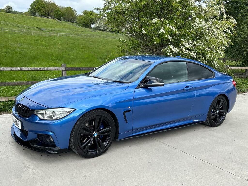 BMW 4 Series Gran Coupe Coupe 2.0 420D M Sport Euro 6 Ss 2016 MK66ZNB Blue #5