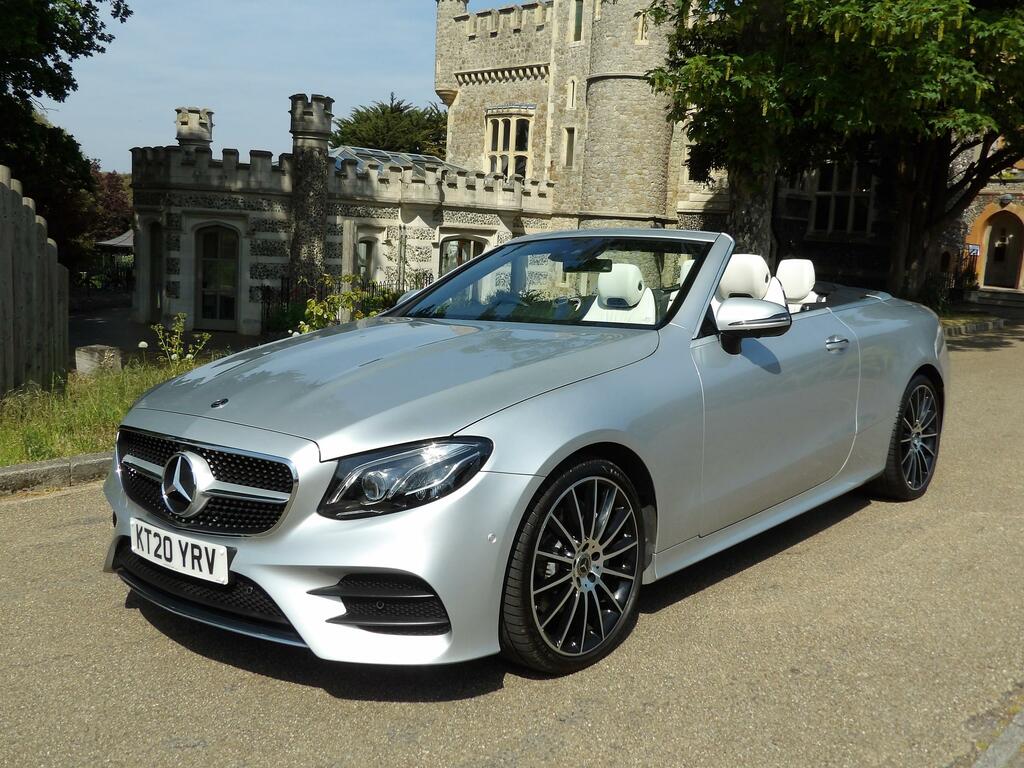 Mercedes-Benz E Class 2.0 E220d Amg Line Premium Plus Cabriolet Di Silver