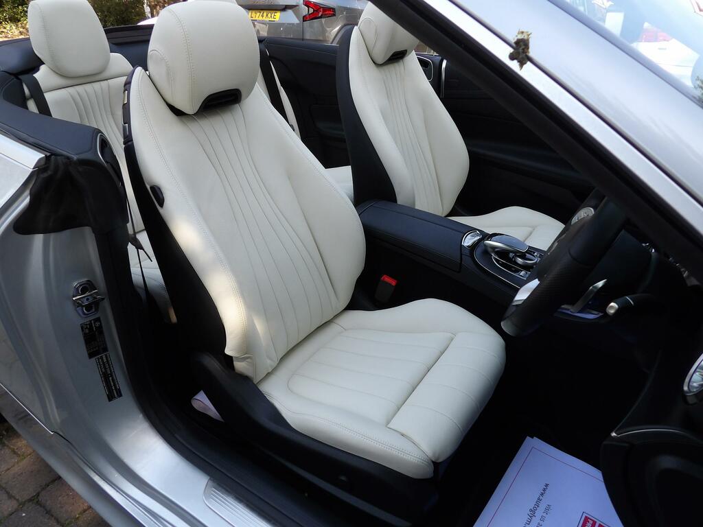 Mercedes-Benz E Class 2.0 E220d Amg Line Premium Plus Cabriolet Di KT20YRV Silver #6