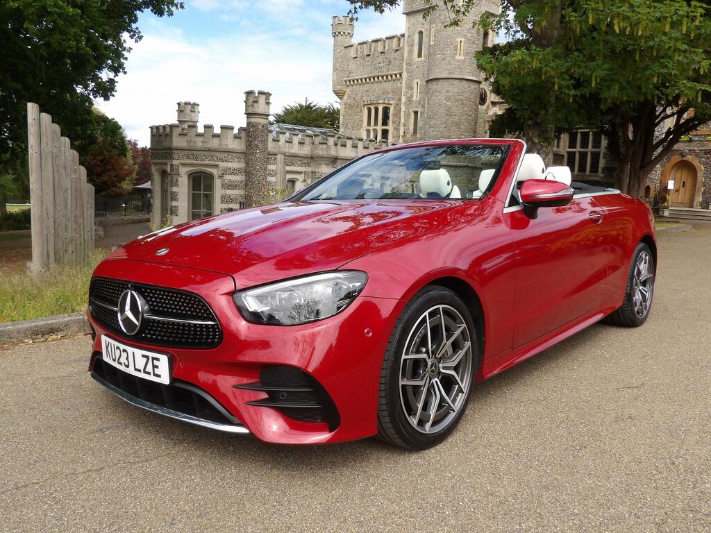 Mercedes-Benz E Class 2.0 E300h Mhev Amg Line Premium Cabriolet Pe Red