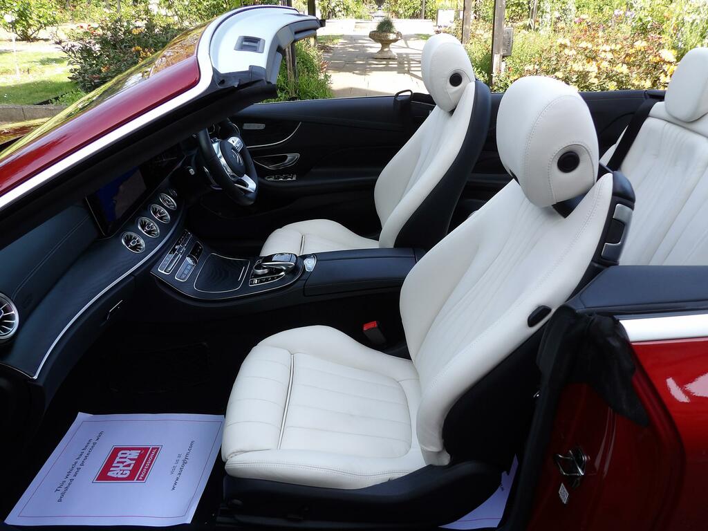 Mercedes-Benz E Class 2.0 E220d Amg Line Cabriolet G-tronic Red #3