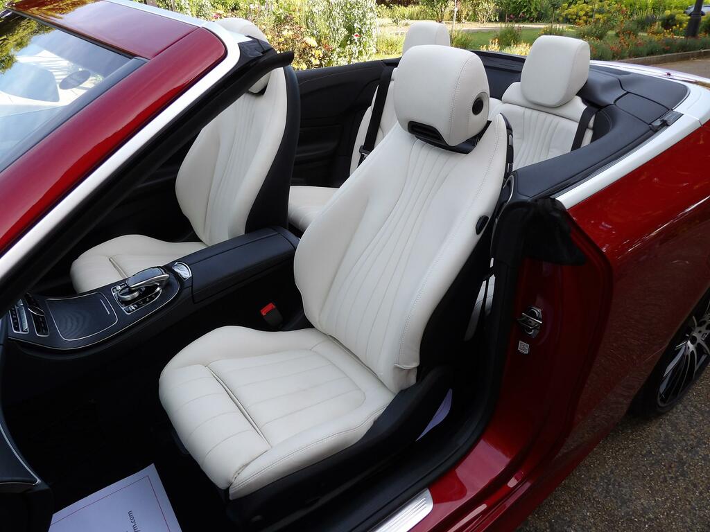 Mercedes-Benz E Class 2.0 E220d Amg Line Cabriolet G-tronic Red #2