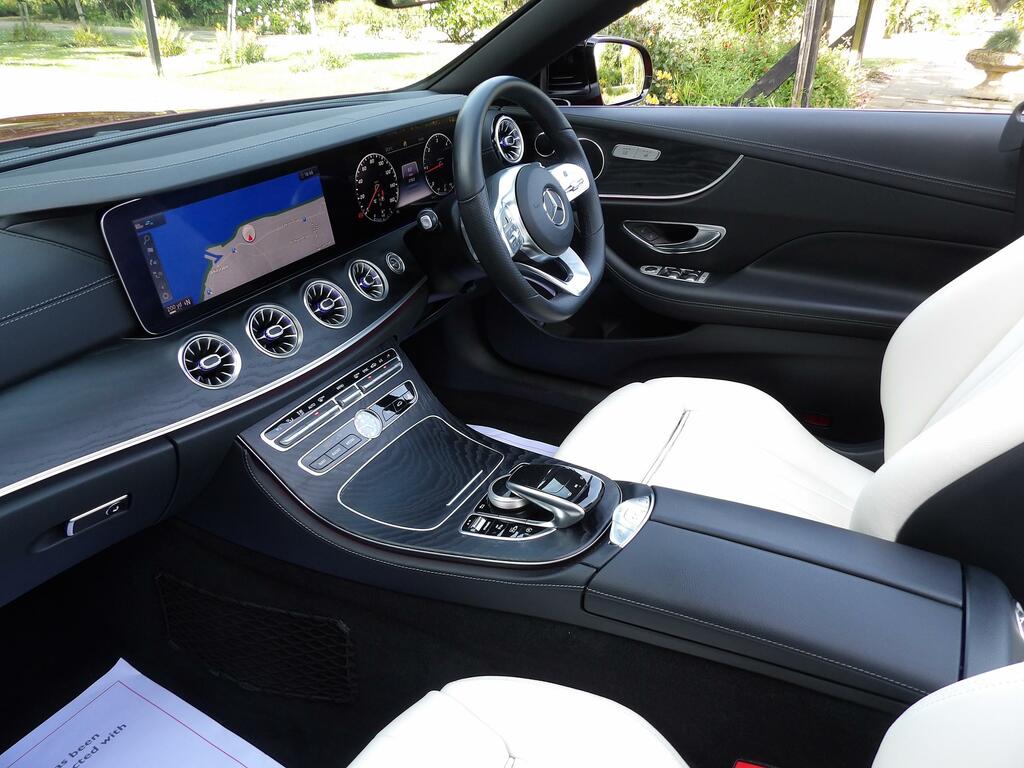 Mercedes-Benz E Class 2.0 E220d Amg Line Cabriolet G-tronic Red #5
