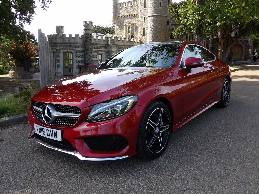 Mercedes-Benz C Class 2.1 C220d Amg Line Premium Coupe G-tr Red
