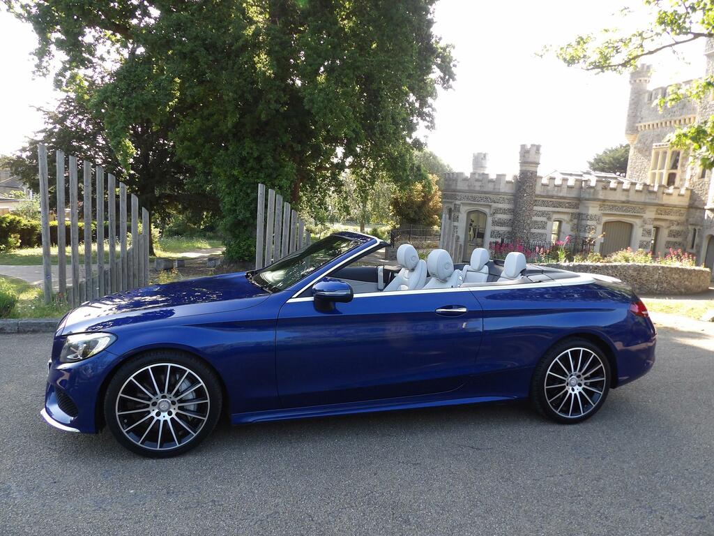 Mercedes-Benz C Class 2.1 C250d Amg Line Cabriolet G-tronic Blue #6