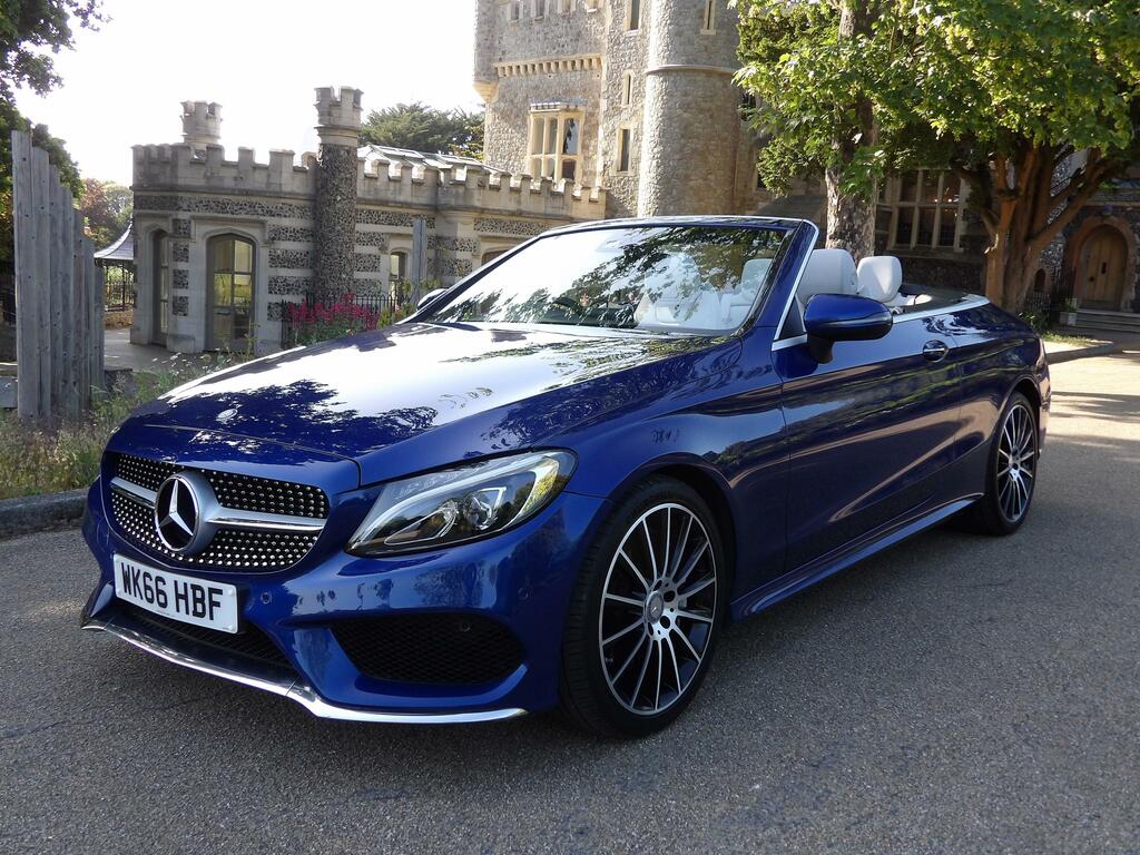 Mercedes-Benz C Class 2.1 C250d Amg Line Cabriolet G-tronic Blue