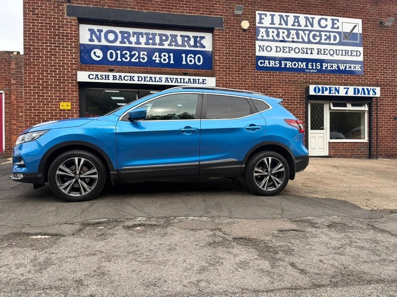 Nissan Qashqai Dci N-connecta Hatchback FE68NKK Blue #3