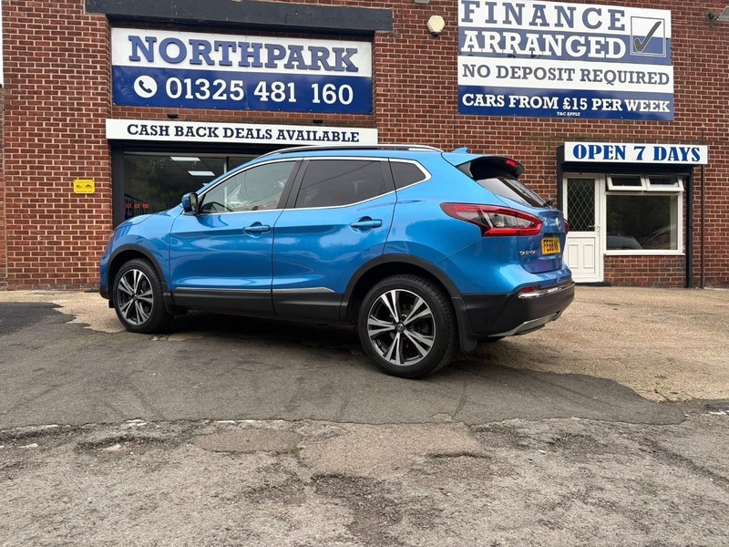 Nissan Qashqai Dci N-connecta Hatchback FE68NKK Blue #5