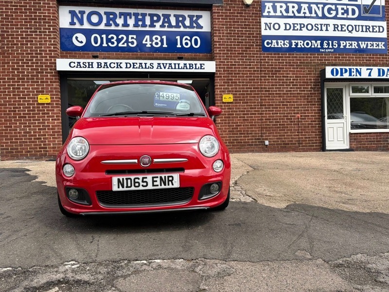 Fiat 500 S Red #3