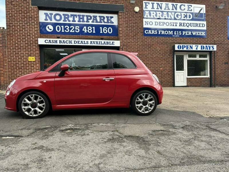Fiat 500 S Red #4