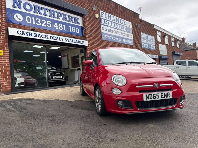 Fiat 500 S Red #2