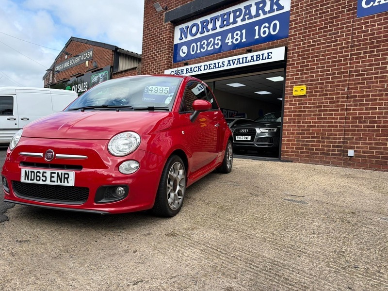 Fiat 500 S Red