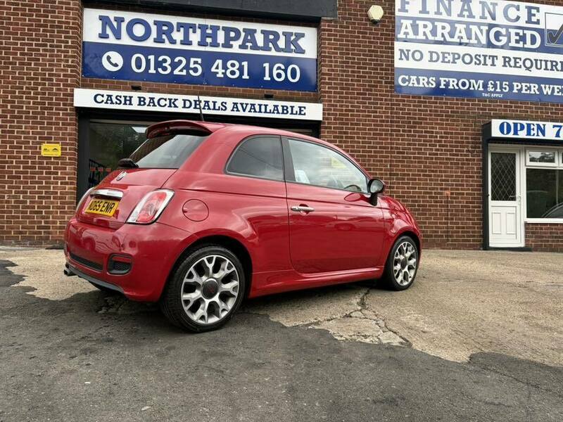 Fiat 500 S Red #6