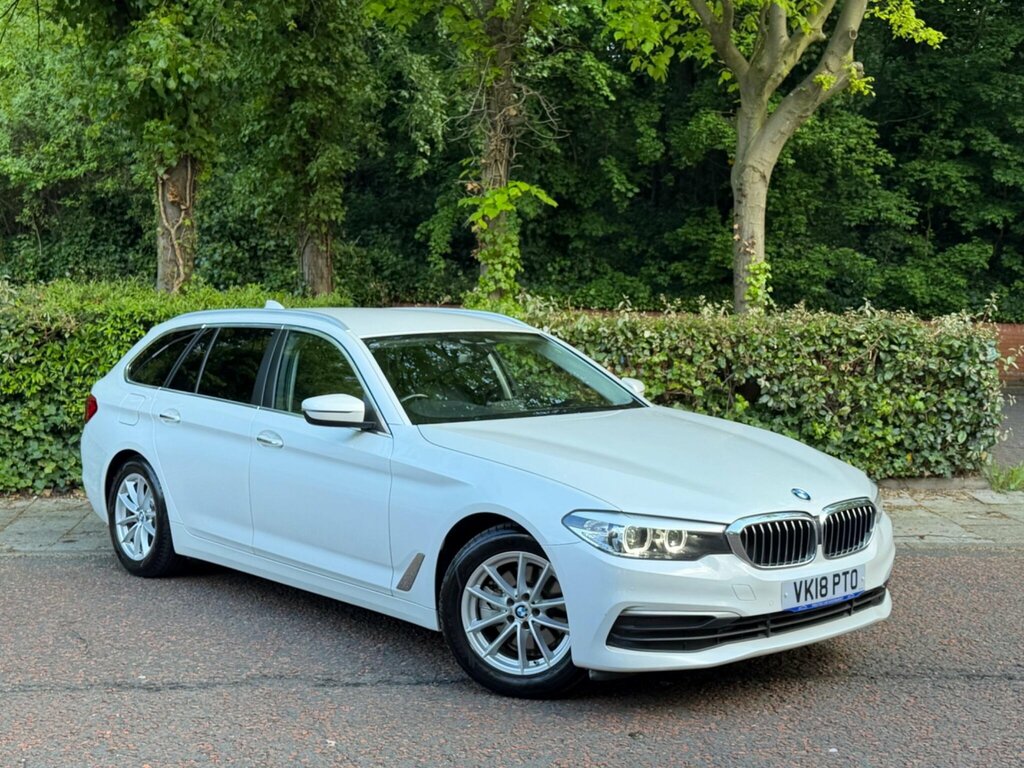 BMW 5 Series 2.0 520D Se Touring Euro 6 Ss VK18PTO White #3