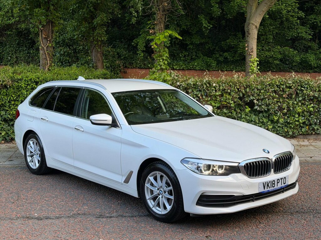BMW 5 Series 2.0 520D Se Touring Euro 6 Ss VK18PTO White #4
