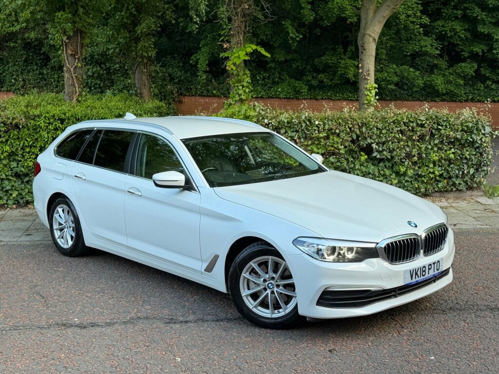 BMW 5 Series 2.0 520D Se Touring Euro 6 Ss VK18PTO White #2