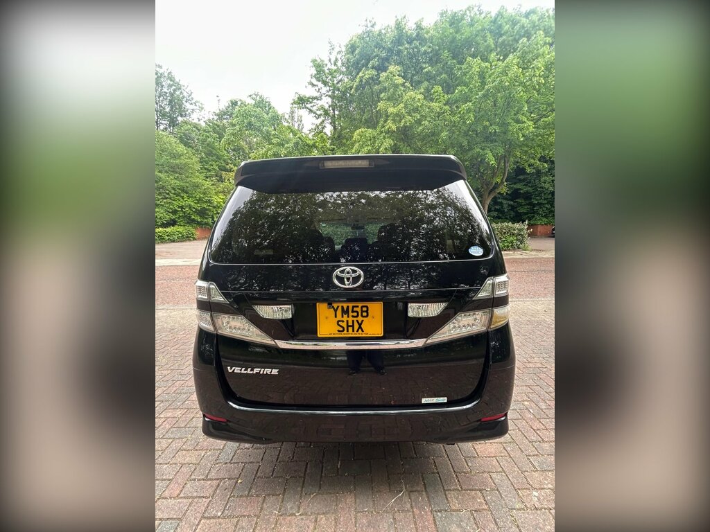 Toyota Vellfire Mpv Black #5