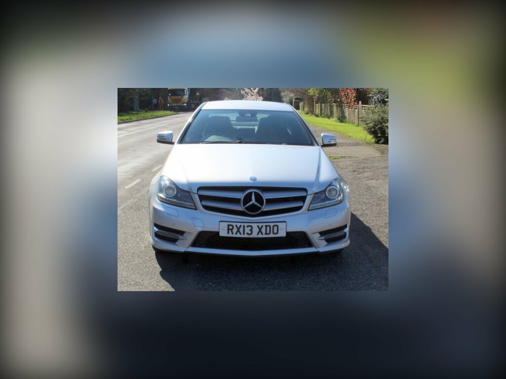 Mercedes-Benz C Class 2.1 C220 Cdi Blueefficiency Amg Sport Coupe Di Silver