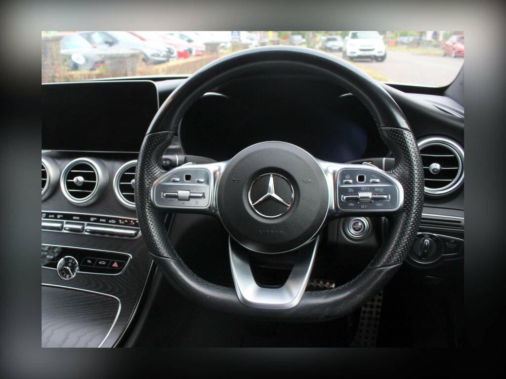Mercedes-Benz C Class 2.0 C300d Amg Line Premium Saloon G-t KS69CDK White #5