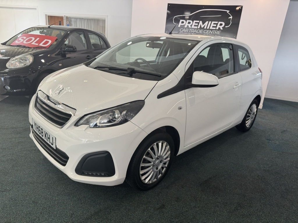 Peugeot 108 1.0 72 Active YH68KHJ White #2