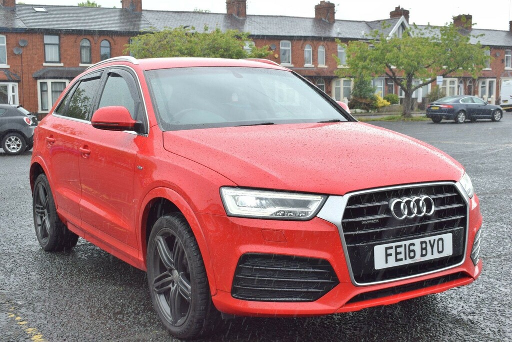 Audi Q3 2.0 Tdi S Line Plus S Tronic Quattro Euro 6 Ss Red