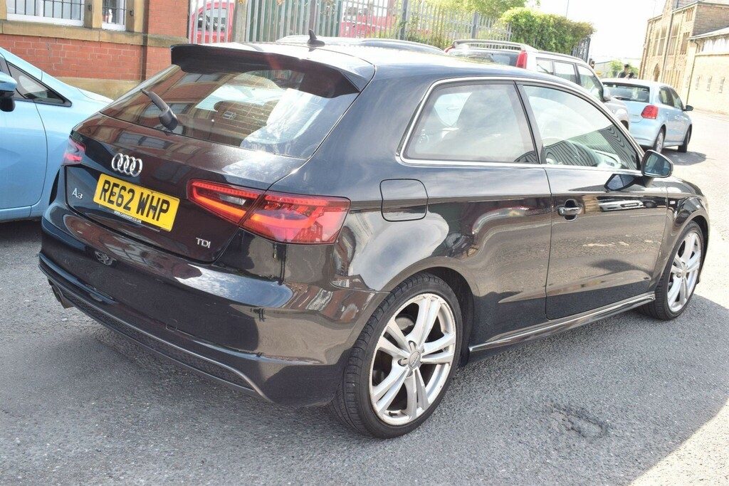 Audi A3 2.0 Tdi S Line Euro 5 Ss RE62WHP Black #2