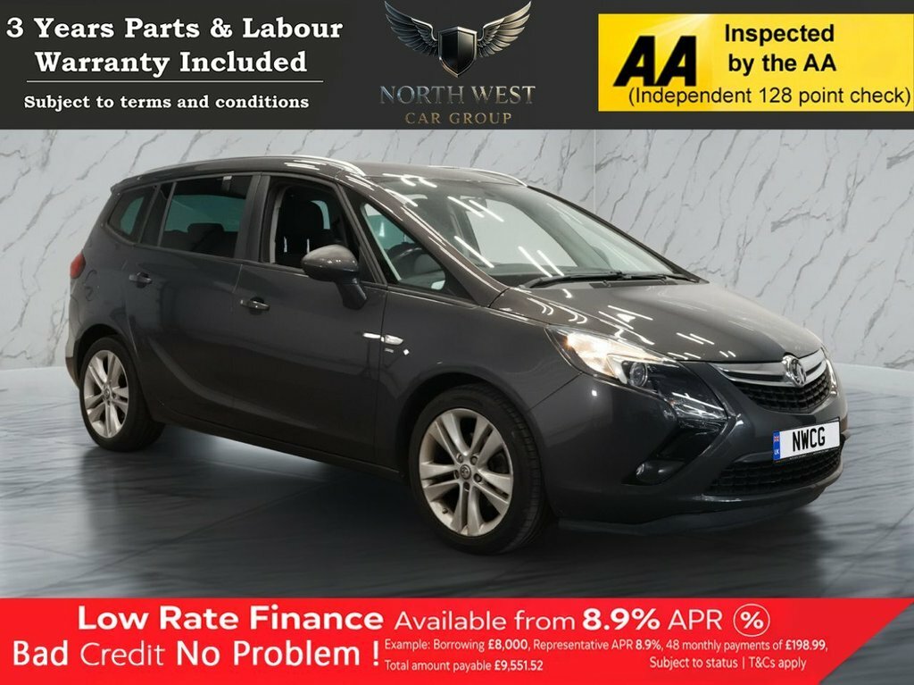 Vauxhall Zafira Tourer 1.4L Sri Grey