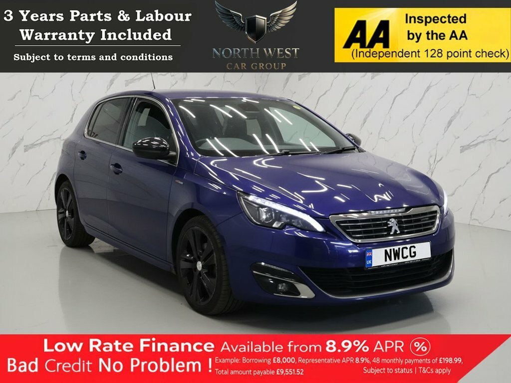 Peugeot 308 1.6L Gt Line Blue