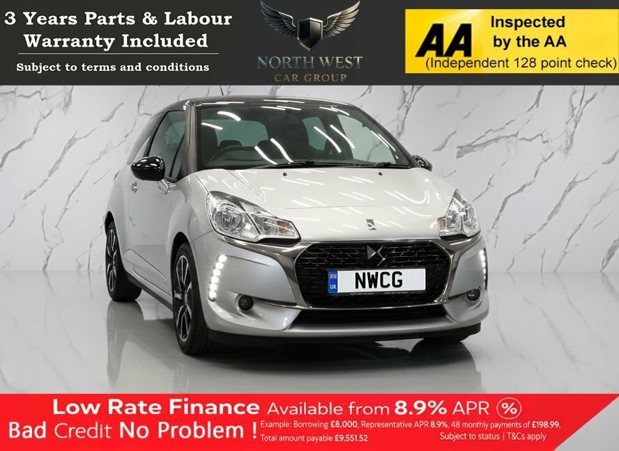 DS DS 3 1.6L Elegance Silver