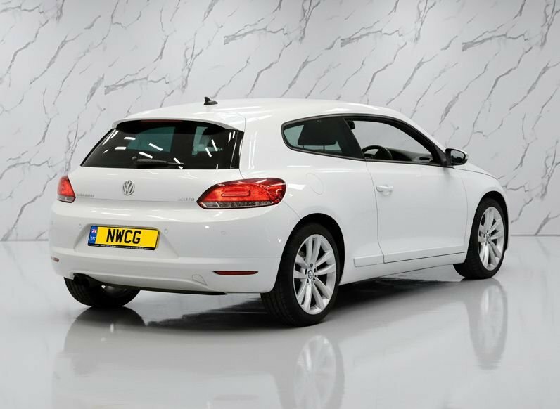 Volkswagen Scirocco 2L Gt White #5