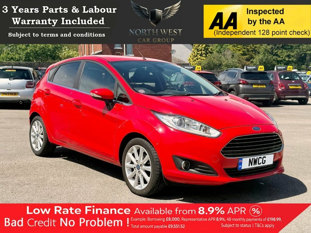 Ford Fiesta 1L Titanium Red