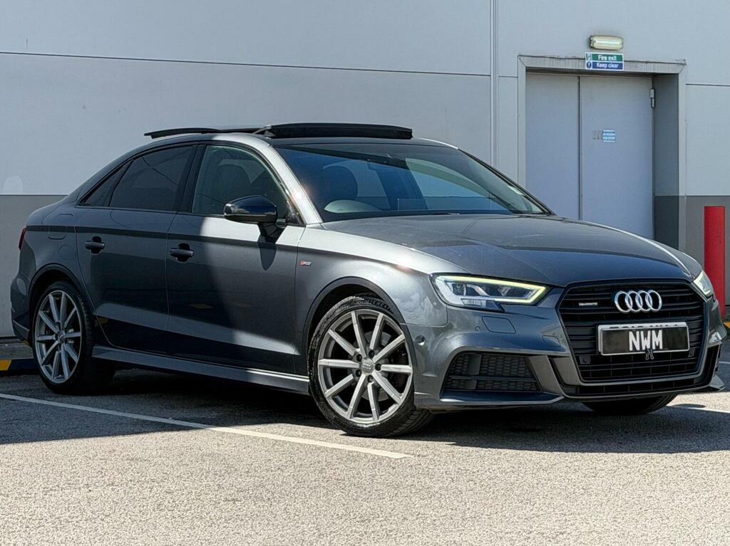 Audi A3 2.0 Tdi Black Edition S Tronic Quattro Euro 6 Ss Grey