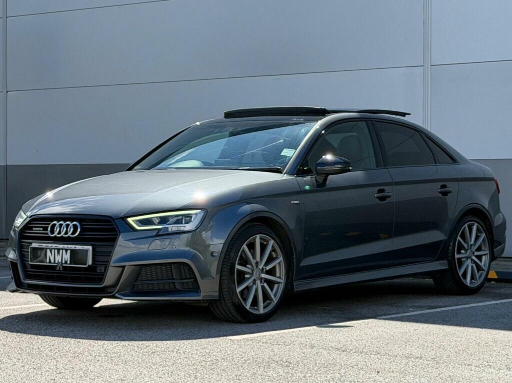 Audi A3 2.0 Tdi Black Edition S Tronic Quattro Euro 6 Ss Grey #3