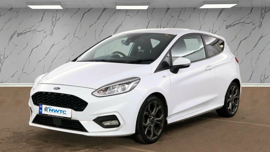 Ford Fiesta 1L St-line ET67EUK White #2