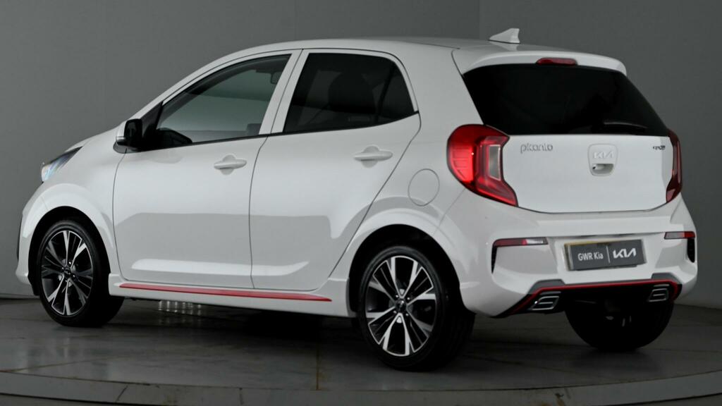 Kia Picanto 1.0 Dpi Gt-line Amt Euro 6 Ss CX24MYC White #4