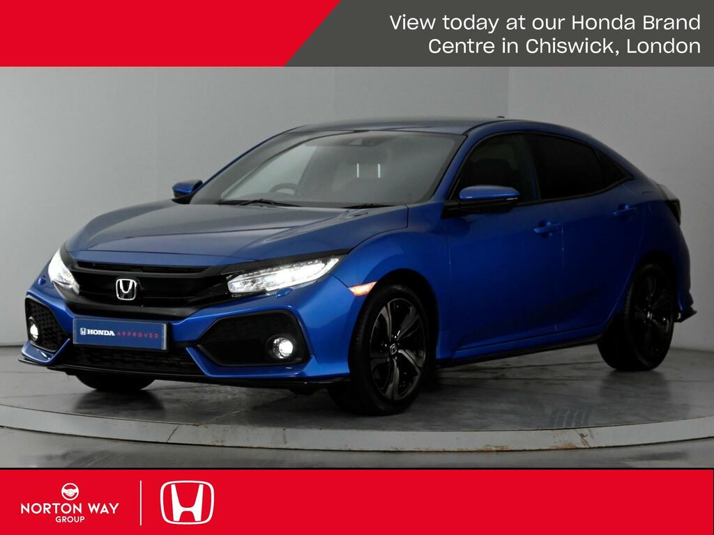 Honda Civic 1.5 Vtec Turbo Gpf Sport Hatchback Cvt Blue #4