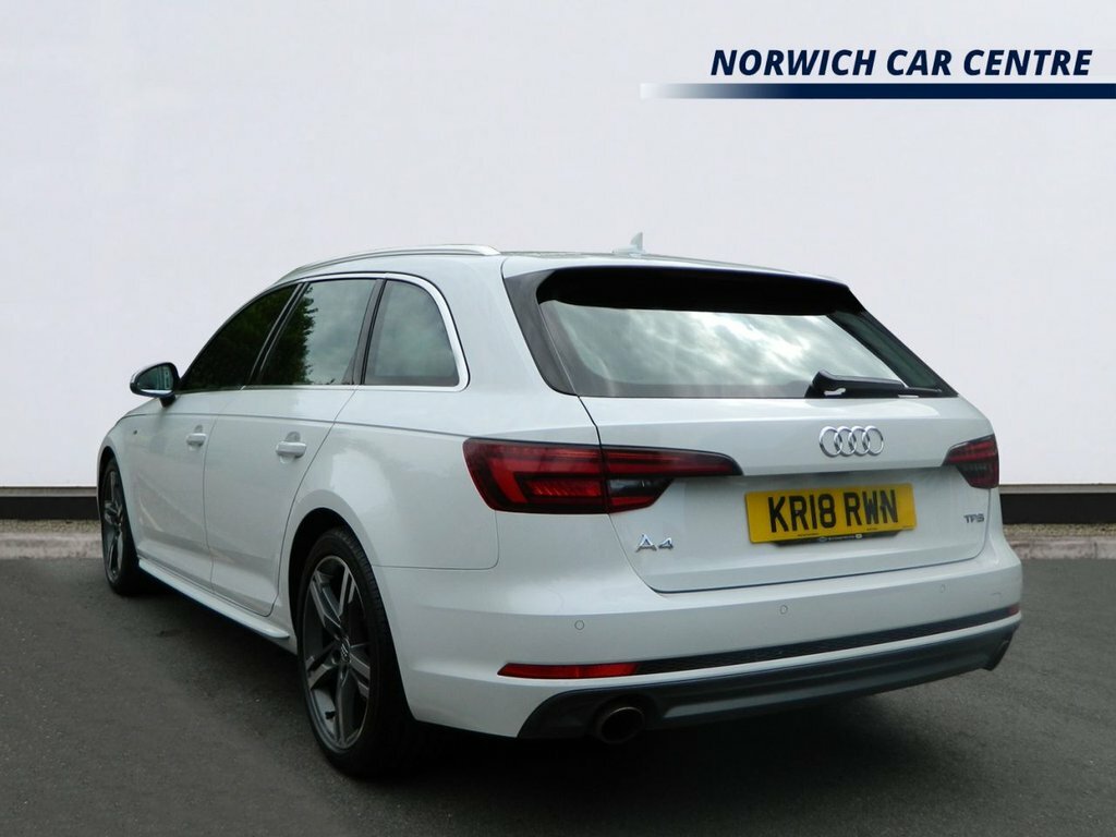 Audi A4 Avant 2L S Line KR18RWN White #3