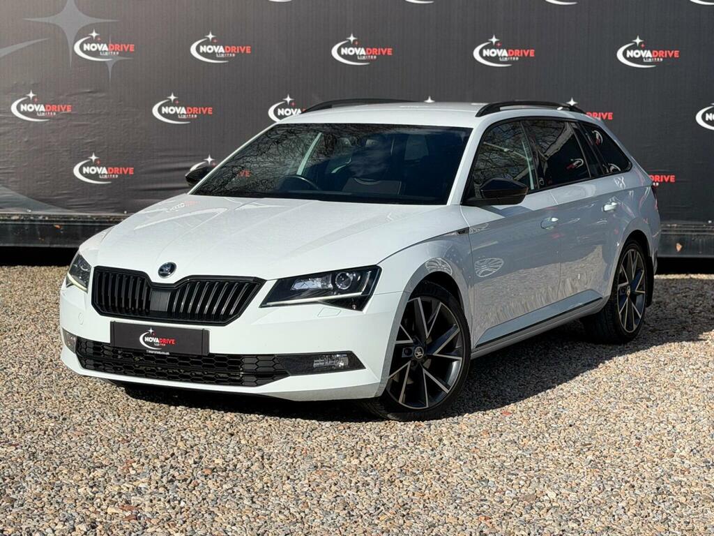 Skoda Superb 2.0 Tdi Sportline Plus Dsg Euro 6 Ss White