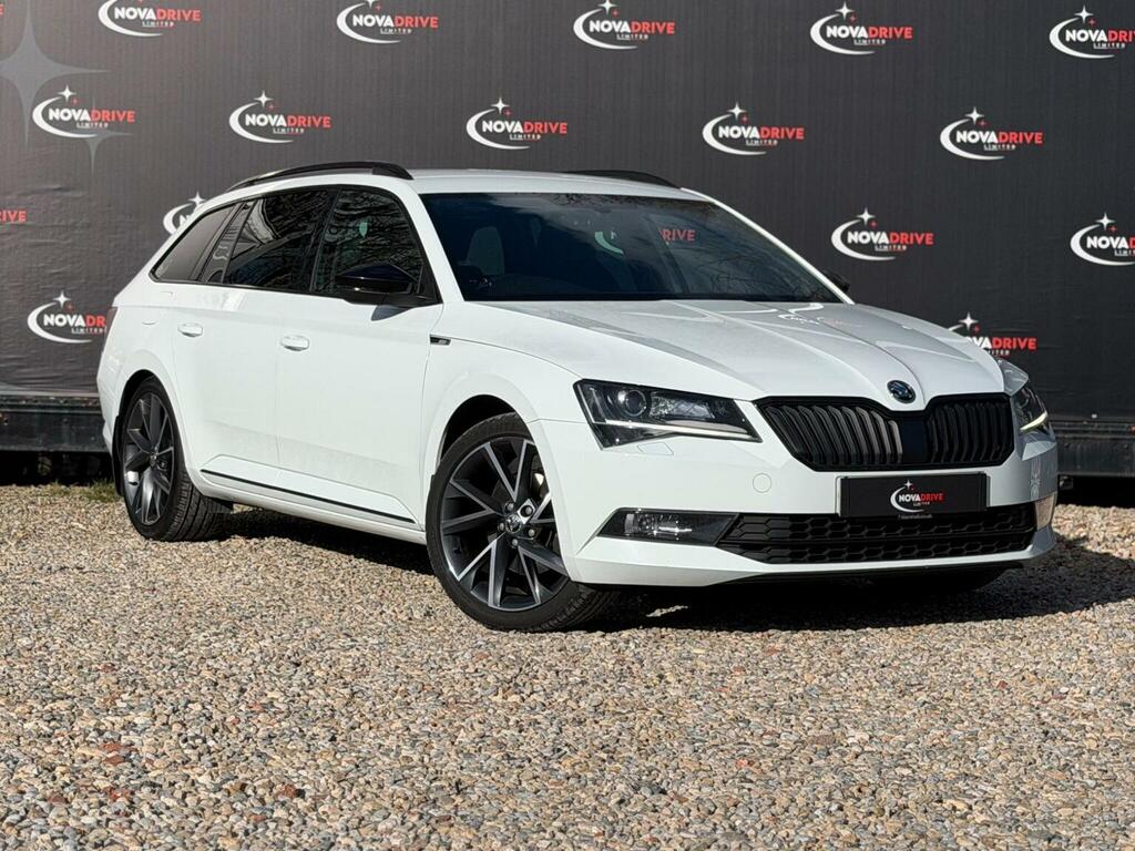 Skoda Superb 2.0 Tdi Sportline Plus Dsg Euro 6 Ss DA68PTZ White #6