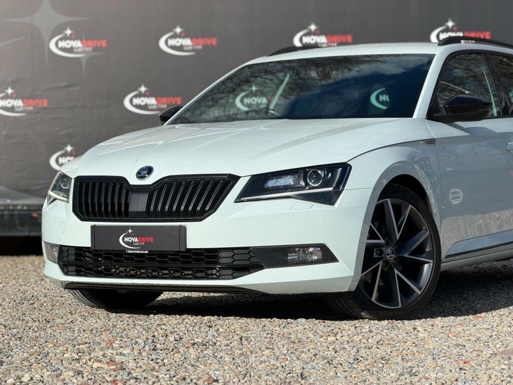 Skoda Superb 2.0 Tdi Sportline Plus Dsg Euro 6 Ss DA68PTZ White #4