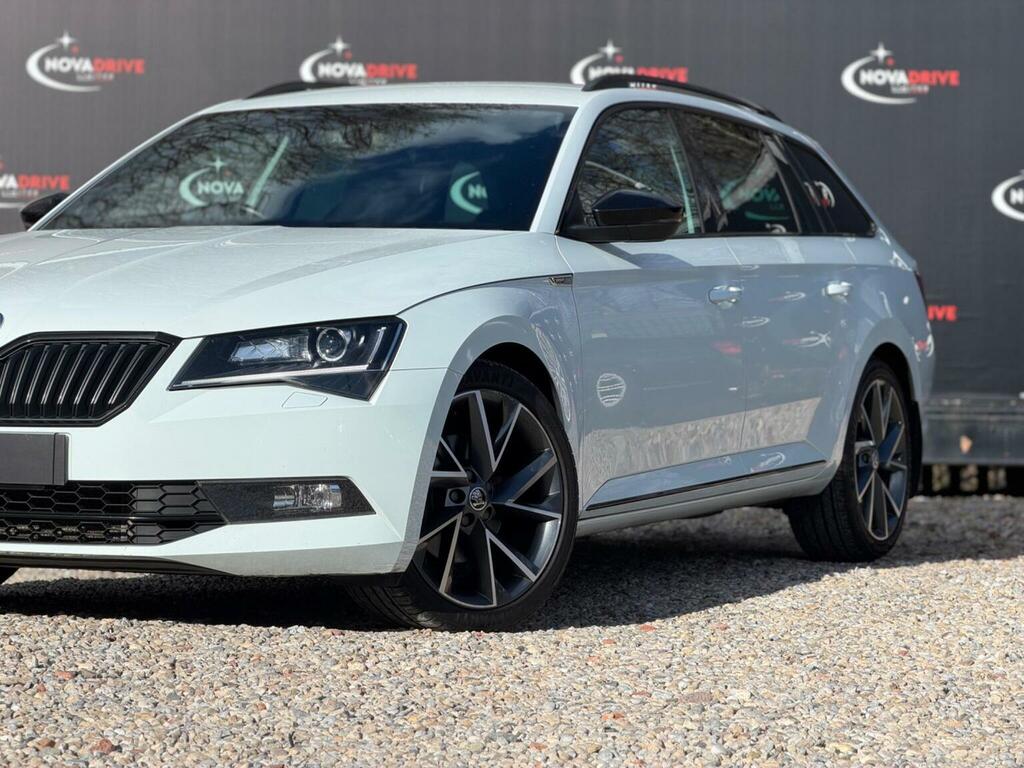 Skoda Superb 2.0 Tdi Sportline Plus Dsg Euro 6 Ss DA68PTZ White #3
