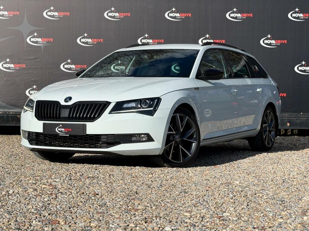 Skoda Superb 2.0 Tdi Sportline Plus Dsg Euro 6 Ss DA68PTZ White #2