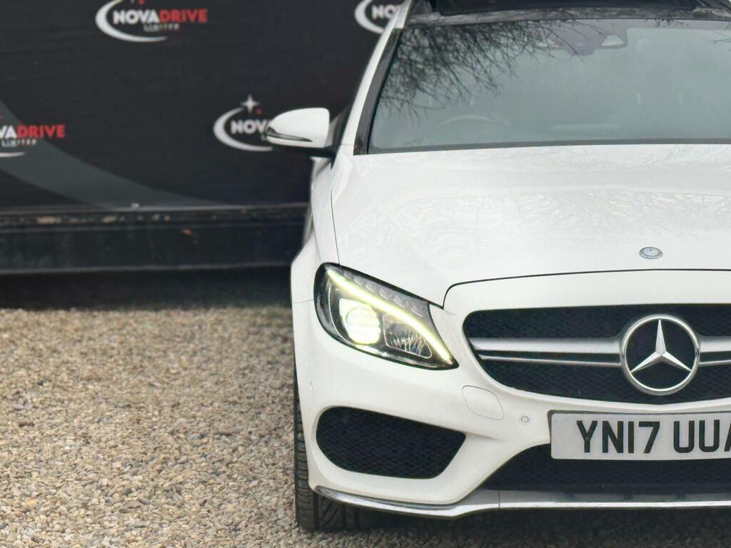 Mercedes-Benz C Class 2.1 C220d Amg Line Premium G-tronic 4Matic Euro YN17UUA White #6