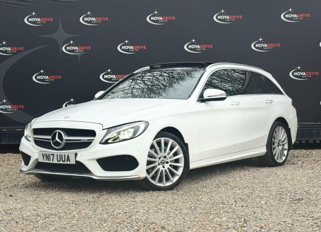 Mercedes-Benz C Class 2.1 C220d Amg Line Premium G-tronic 4Matic Euro YN17UUA White #2